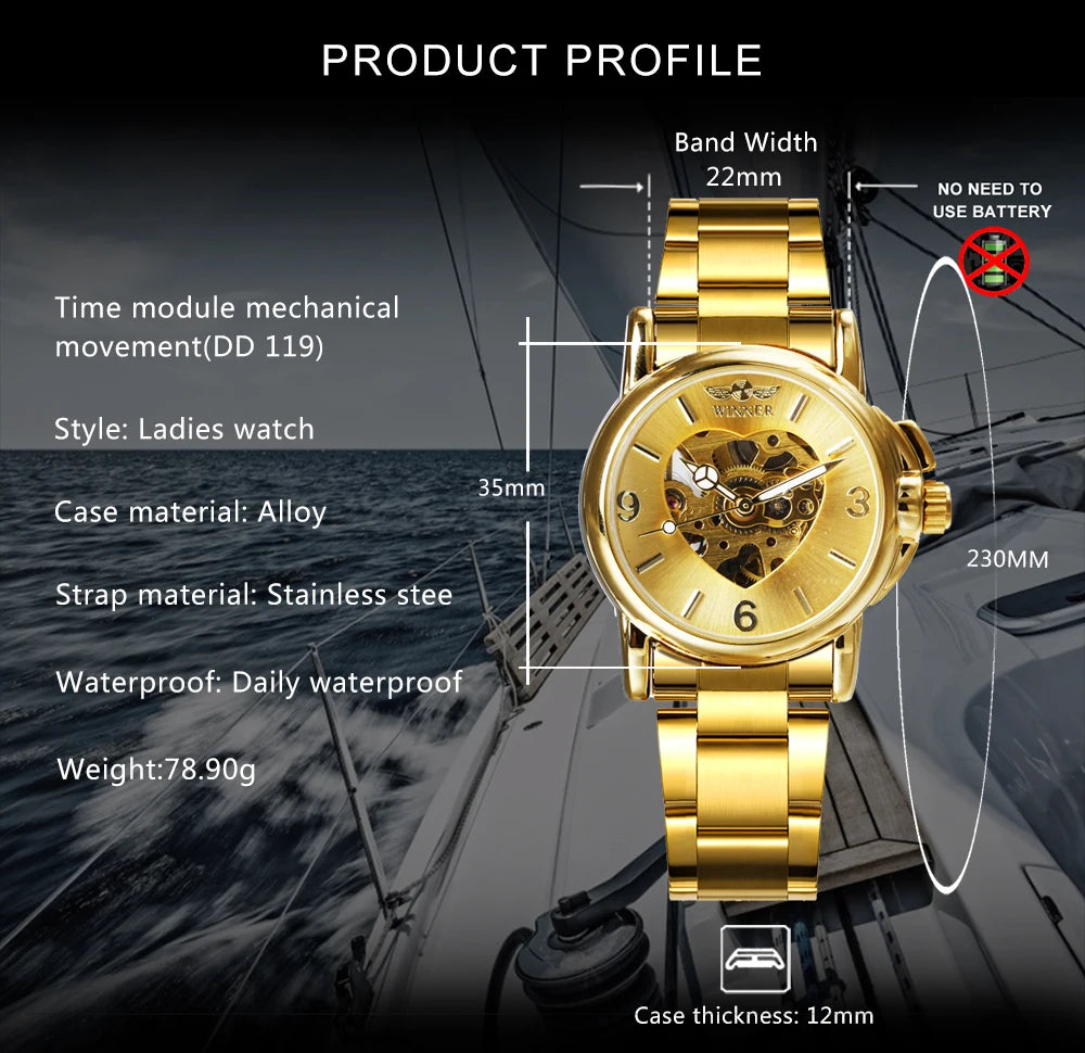Gearly Gold Skeleton Auto