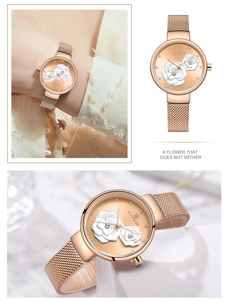 Gearly Steel Quartz Luxe