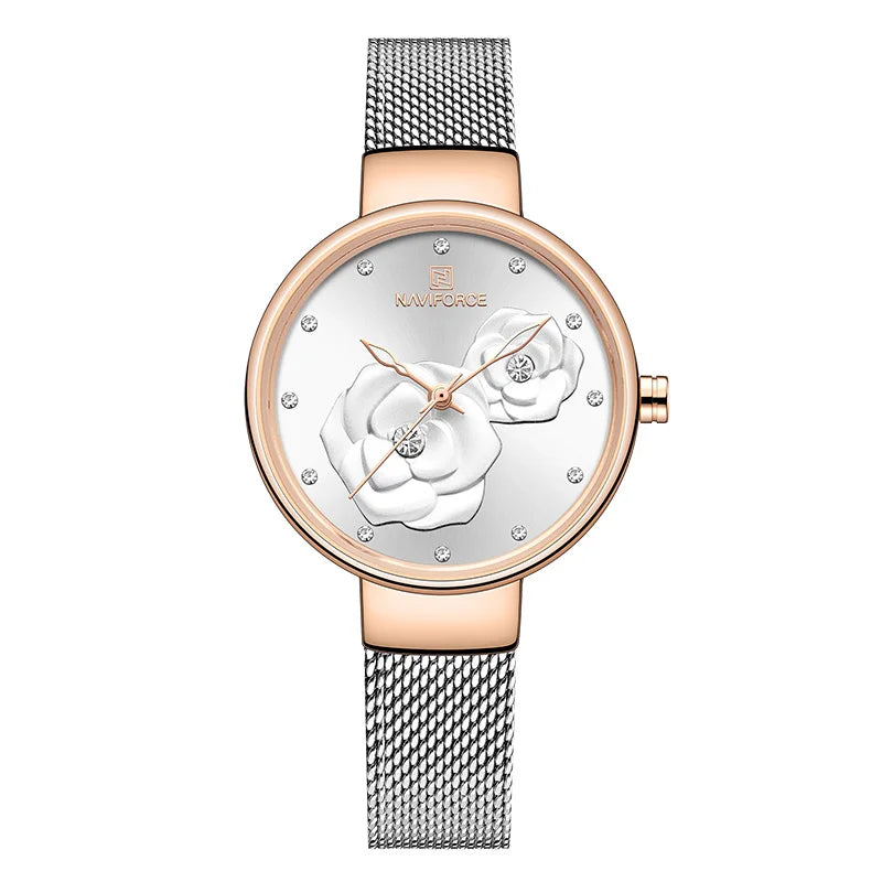 Gearly Steel Quartz Luxe