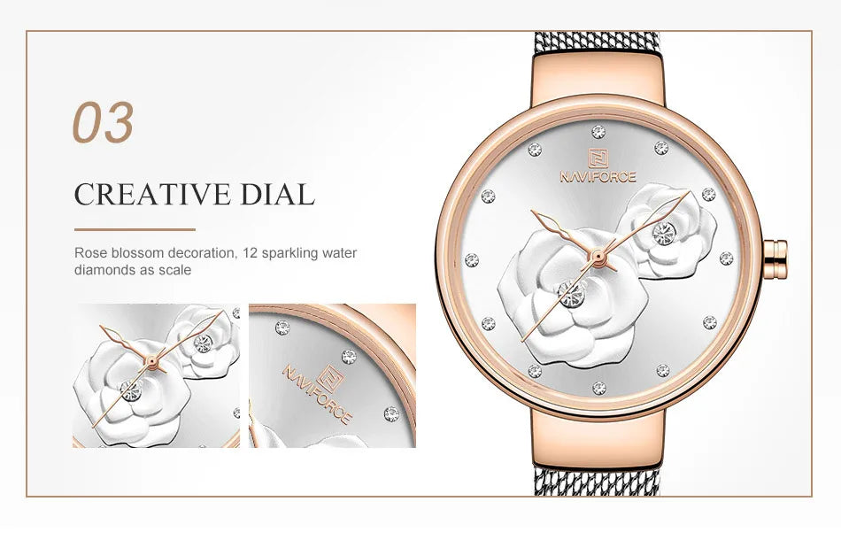 Gearly Steel Quartz Luxe