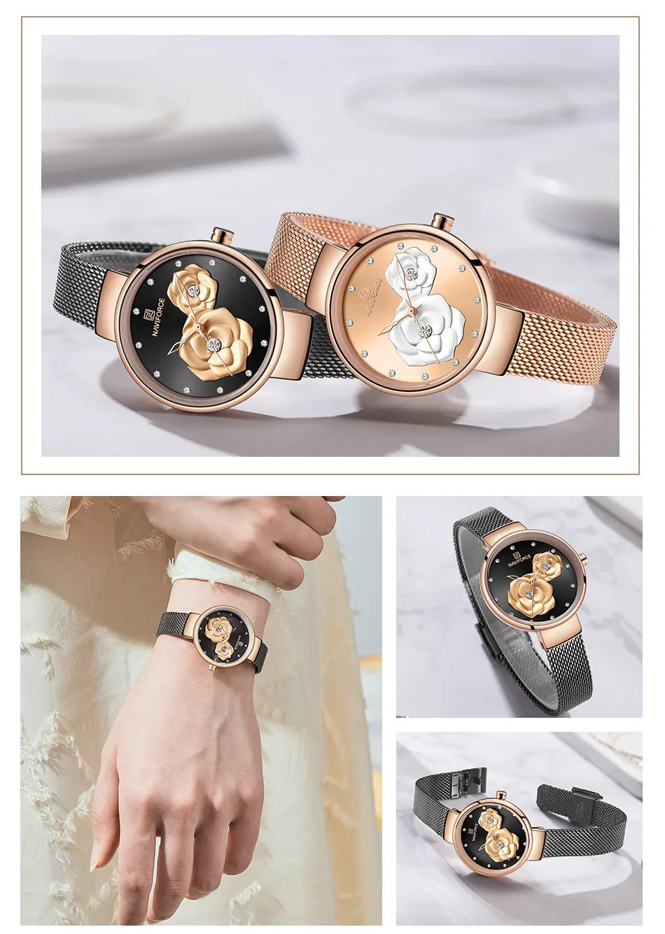 Gearly Steel Quartz Luxe