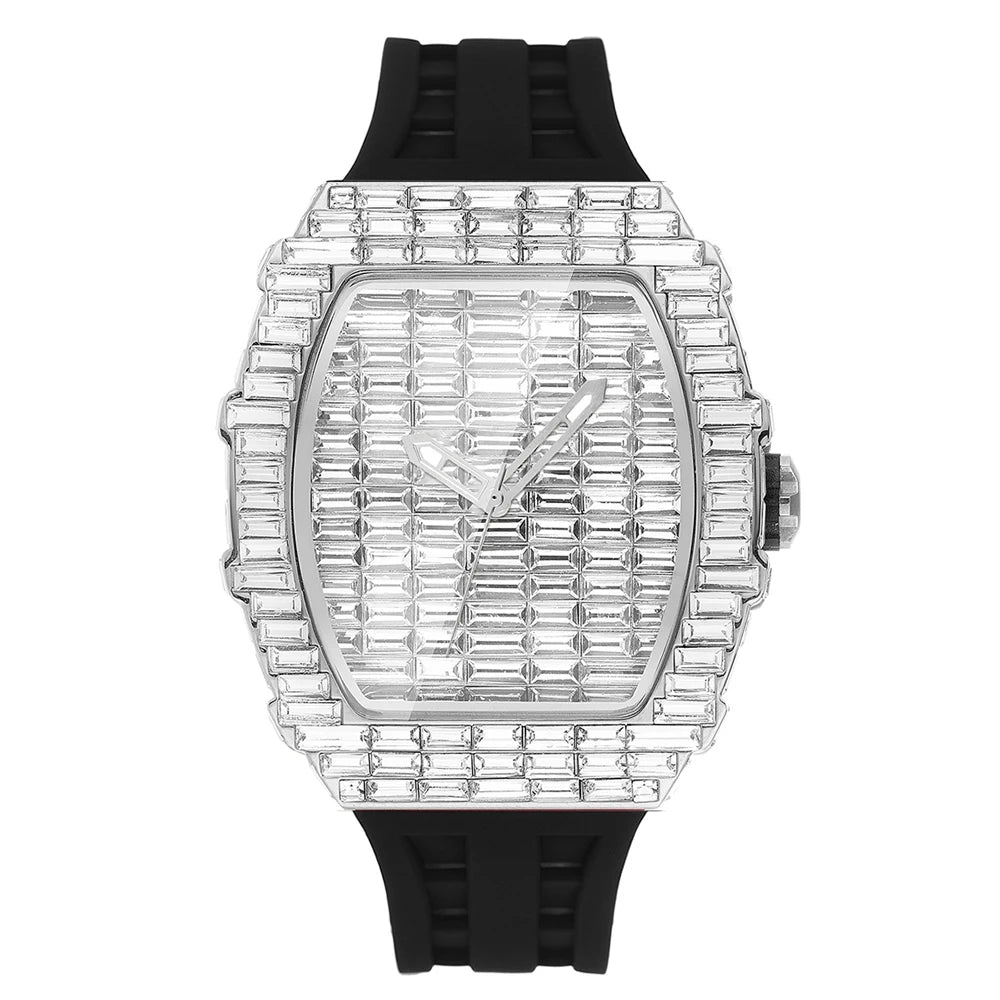 Gearly Square Diamond Quartz