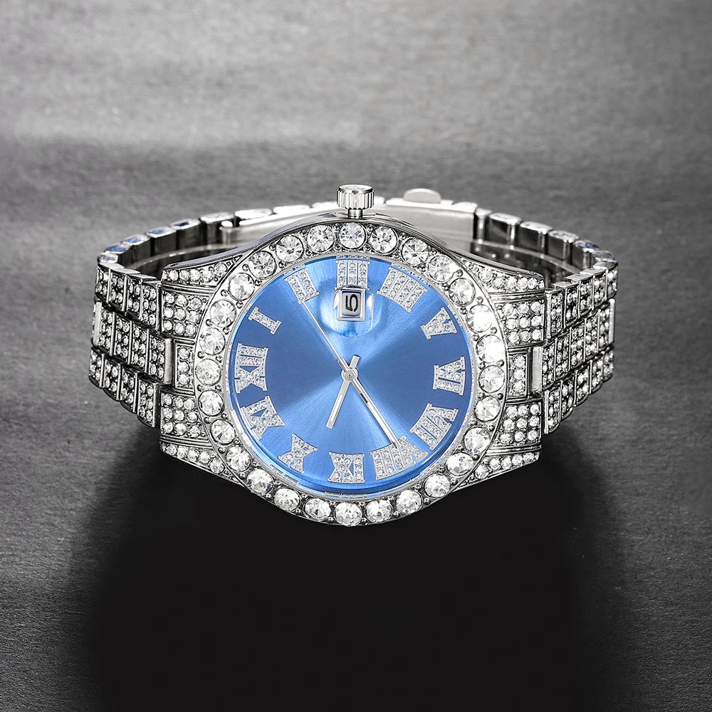 Gearly Diamond Quartz Silver