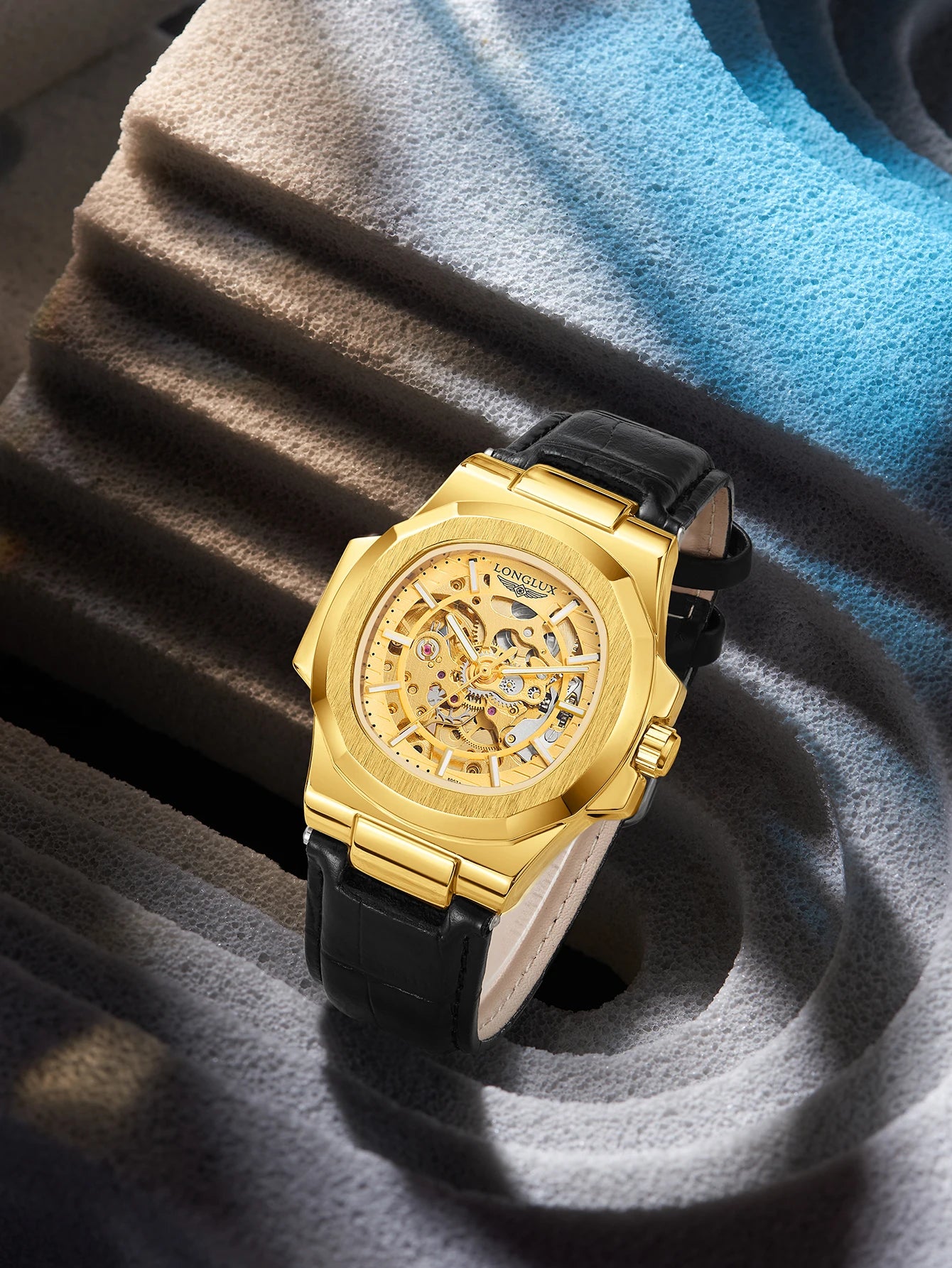 Gearly Skeleton Auto Leather