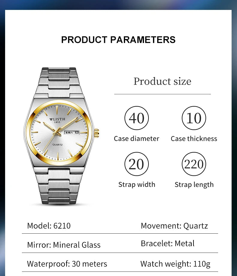 Gearly Steel Waterproof Sport