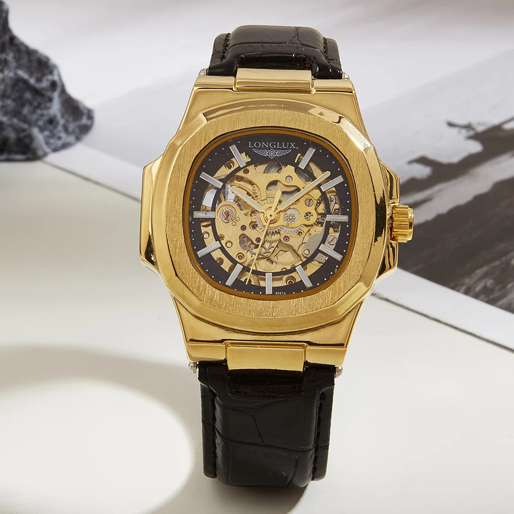 Gearly Skeleton Auto Leather