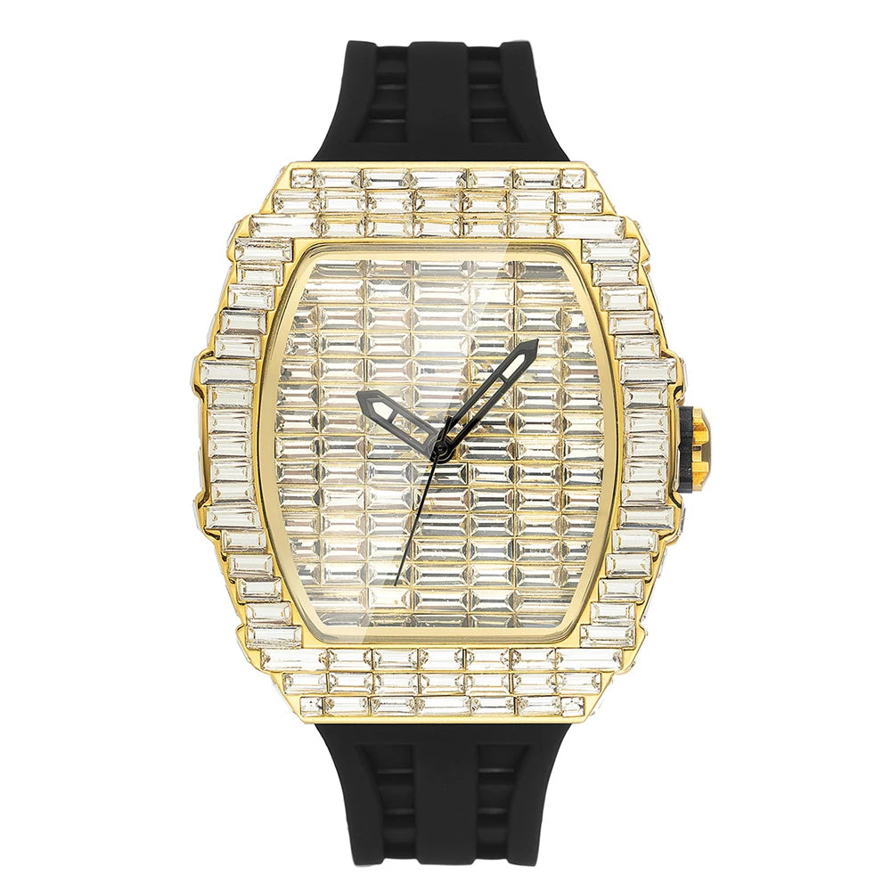 Gearly Square Diamond Quartz