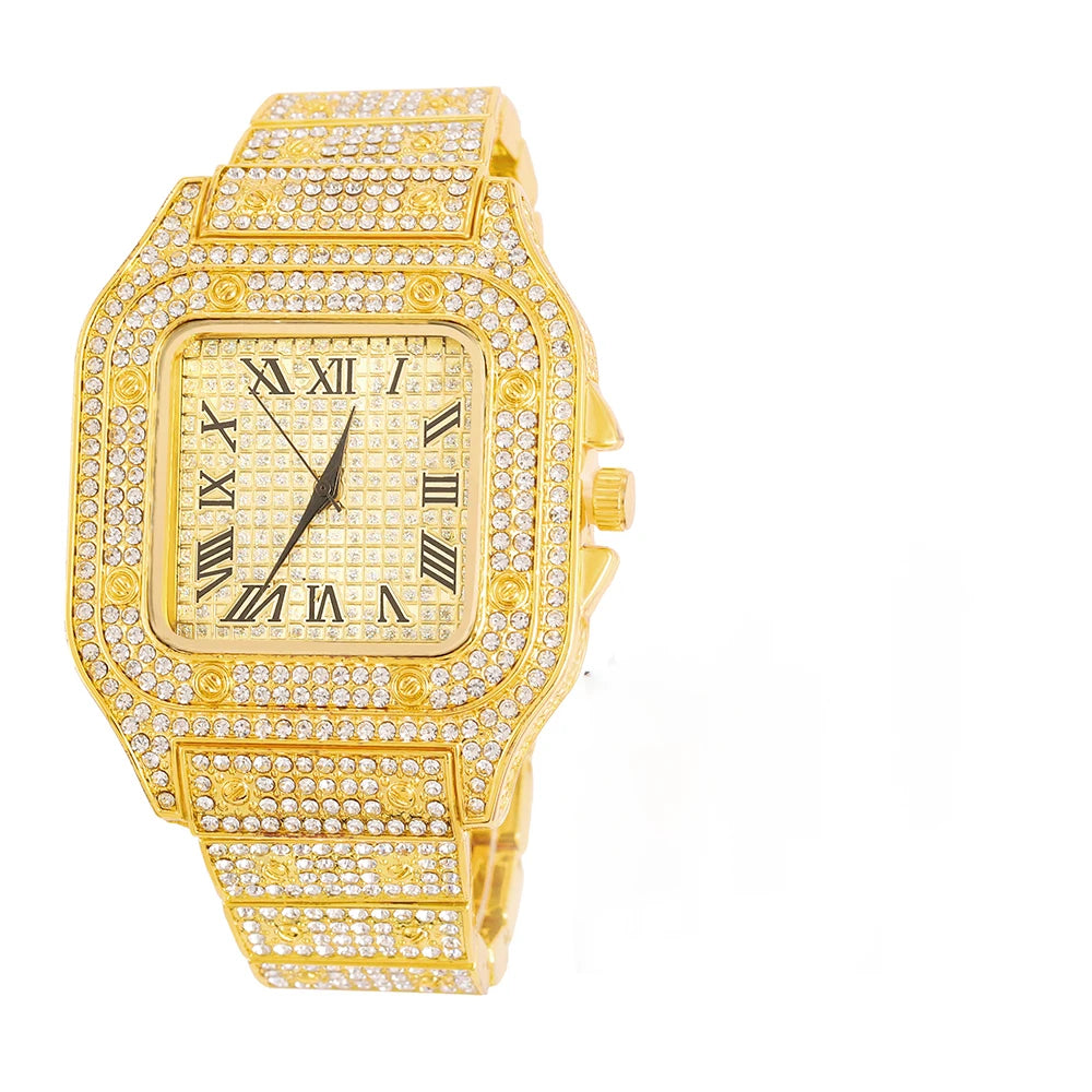 Gearly Diamond Quartz Silver