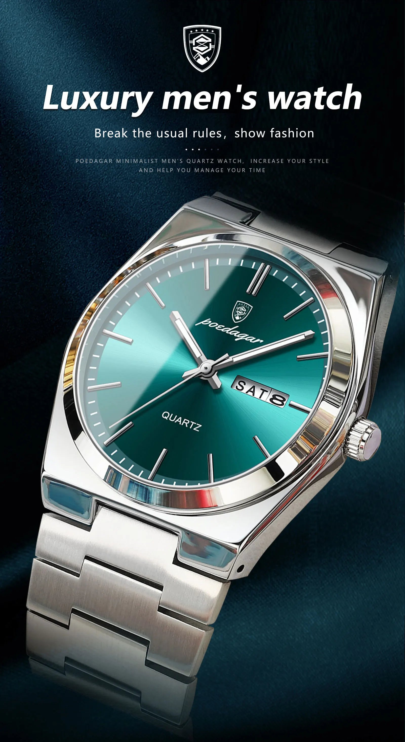 Gearly Luxury Steel Precision