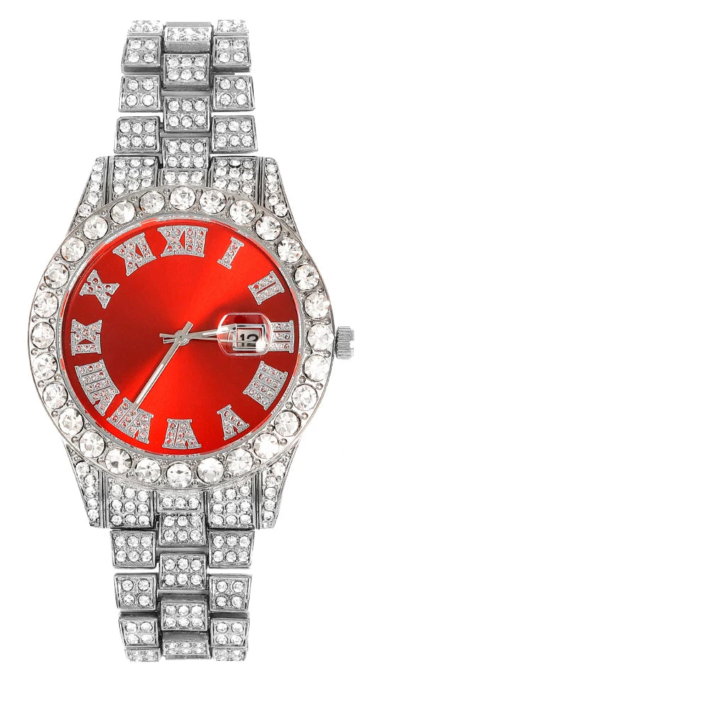 Gearly Diamond Quartz Silver