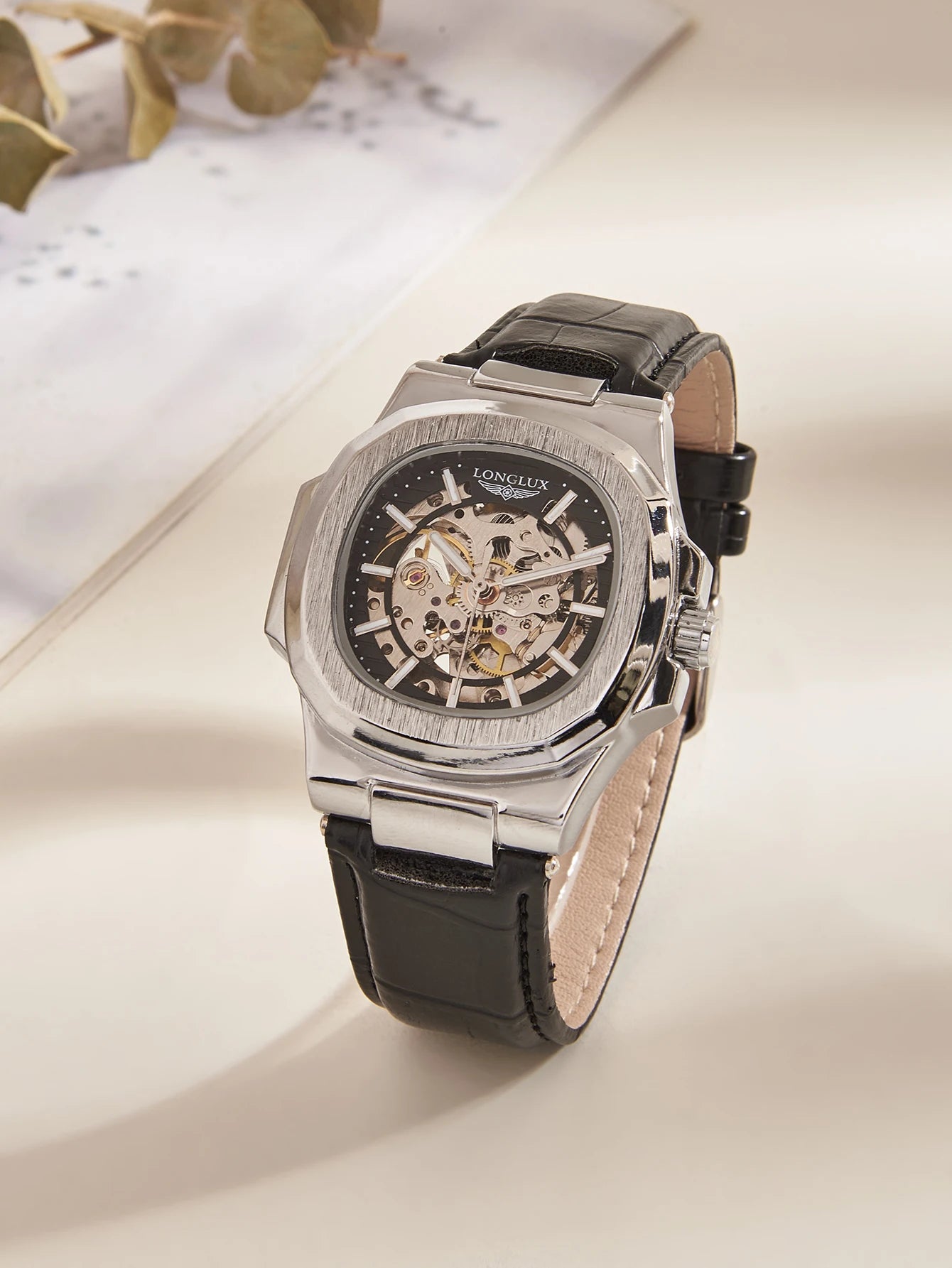 Gearly Skeleton Auto Leather