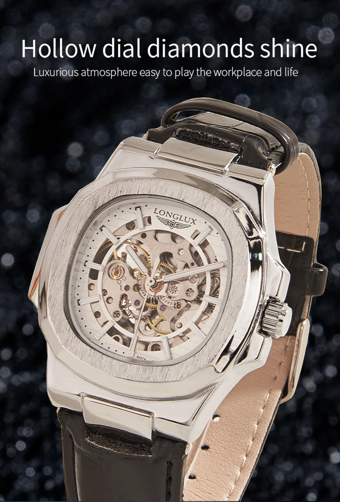 Gearly Skeleton Auto Leather