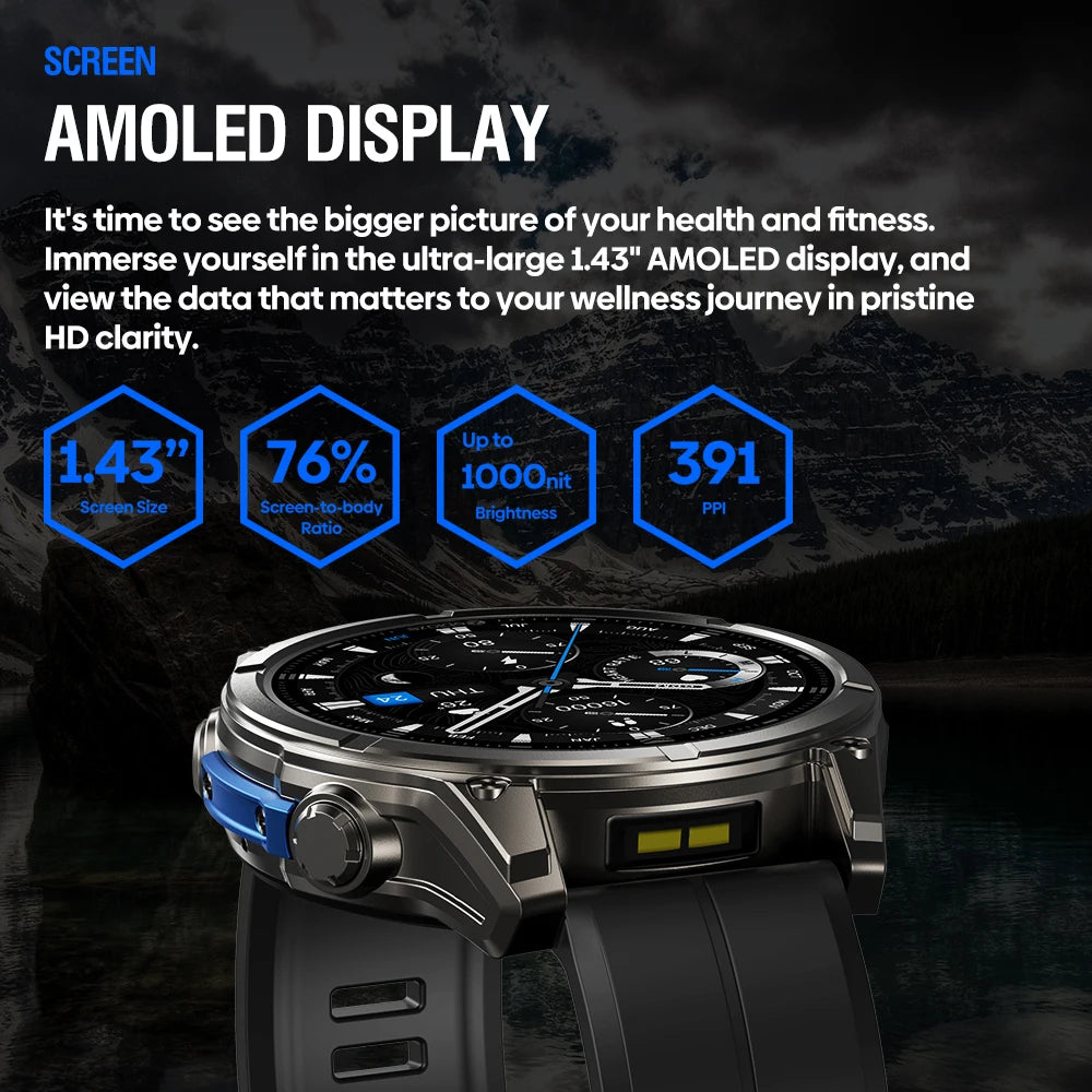 Gearly AMOLED Heart Fitness