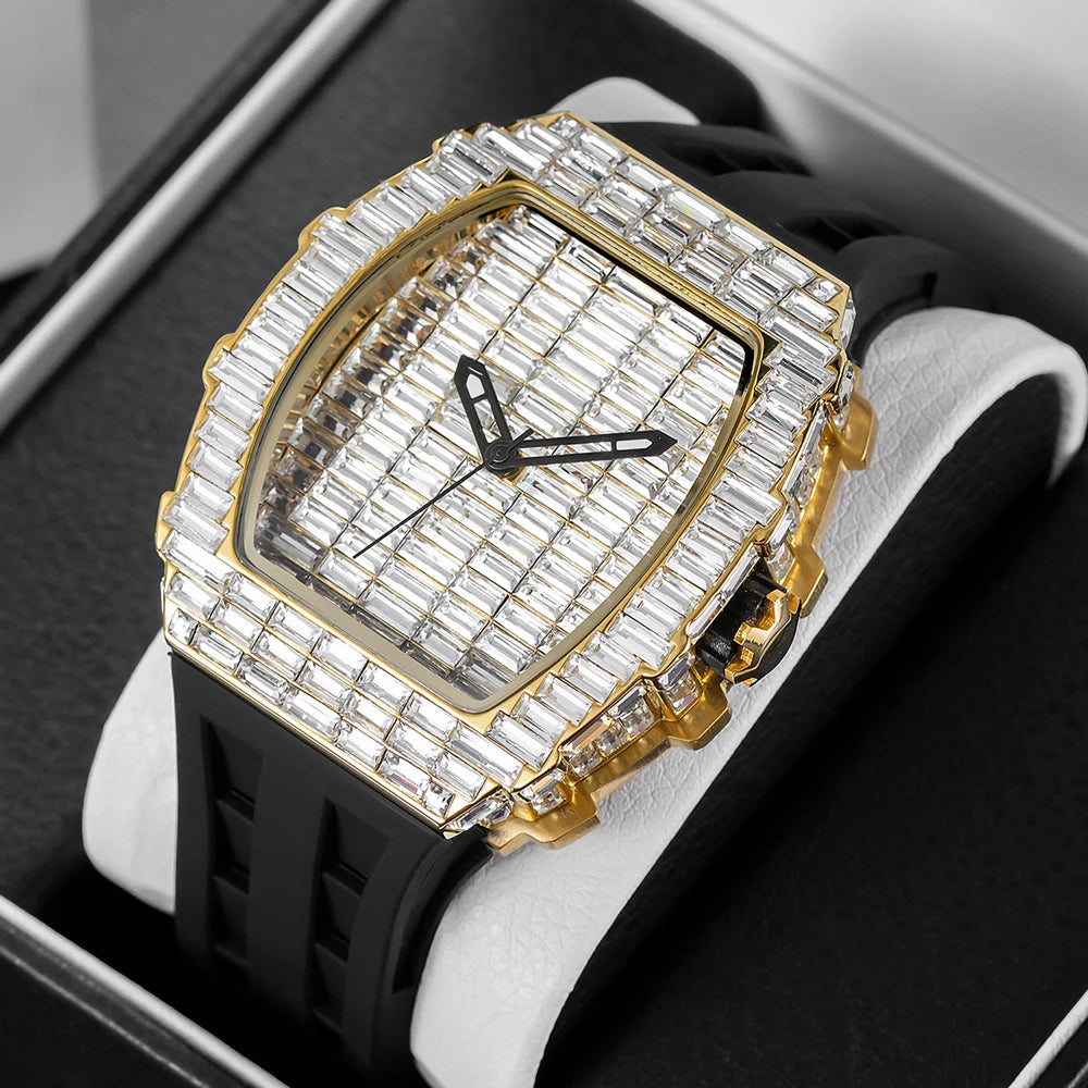 Gearly Square Diamond Quartz