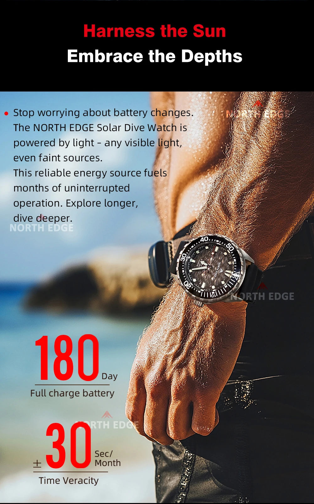 Gearly Titanium Solar Diver