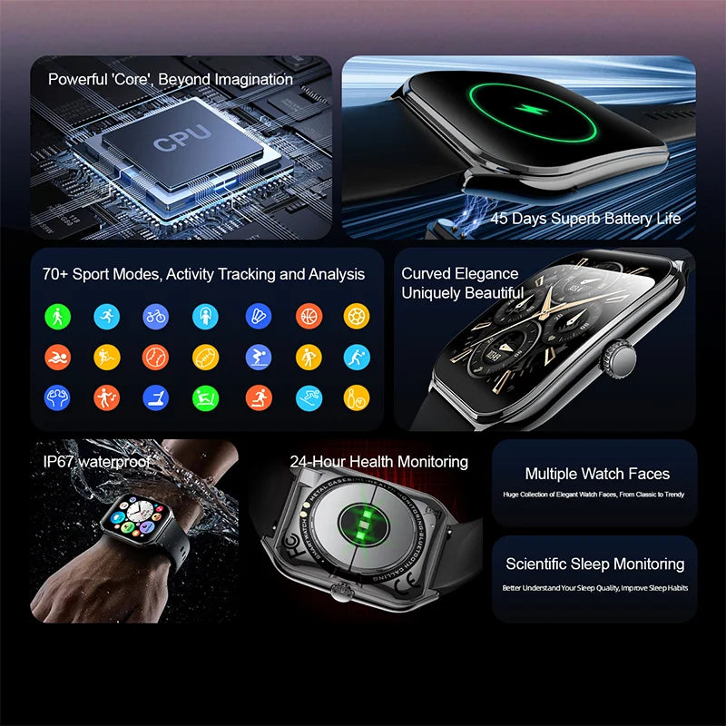 Gearly Ultra AMOLED Fitness