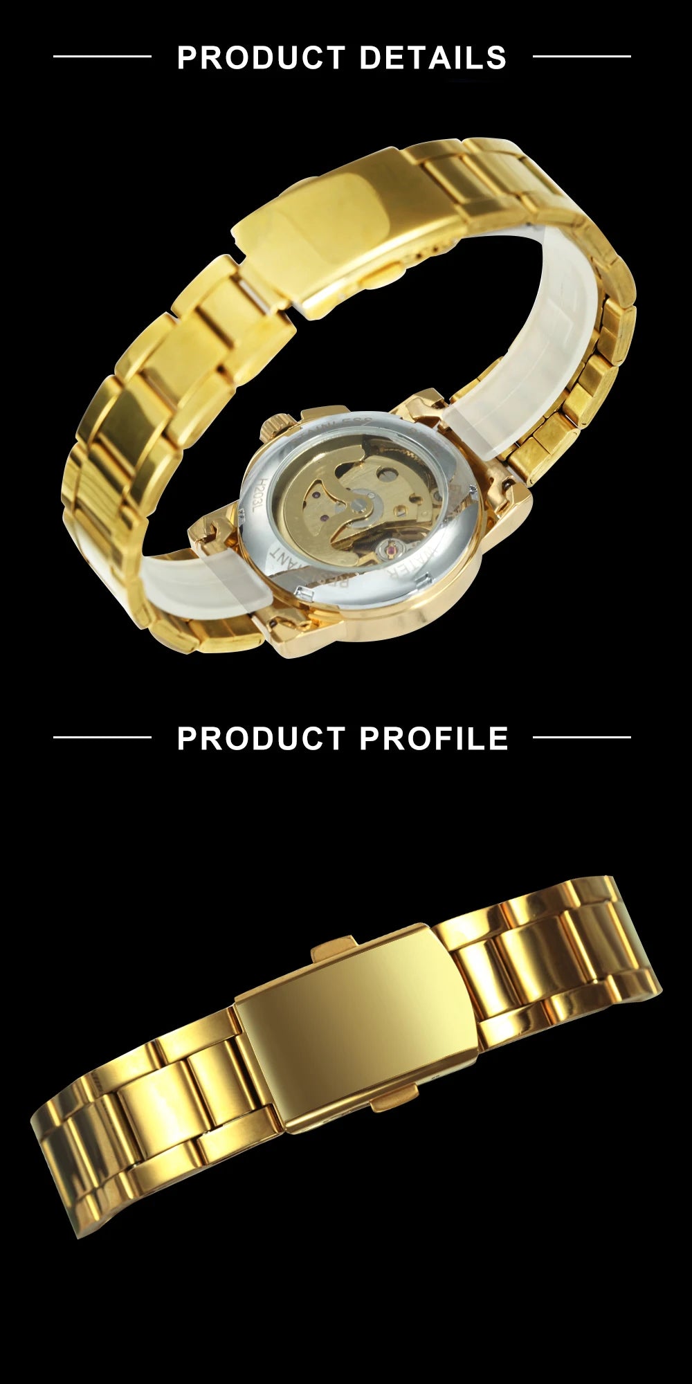Gearly Gold Skeleton Auto