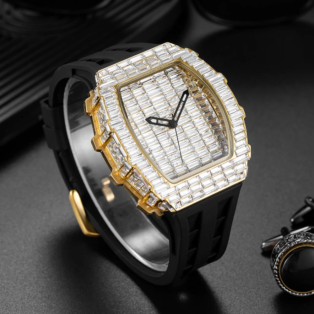 Gearly Square Diamond Quartz